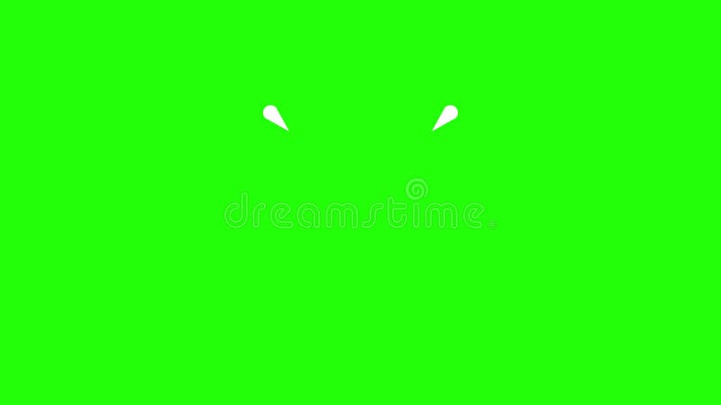 Ligne forme éclatement élément pop-up avec écran vert. animation de ligne aléatoire sur fond vert. illustration libre de droits