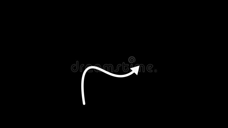 Ligne forme éclatement élément pop-up avec écran vert. animation de ligne aléatoire sur fond vert. illustration stock