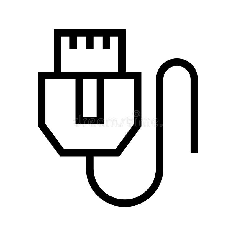 Ligne icône de vecteur de fil illustration libre de droits Ligne icône de vecteur de fil illustration libre de droits