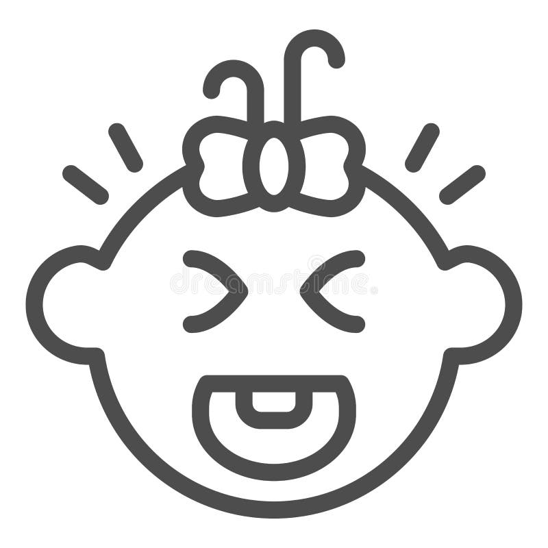 Ligne pleurante ic?ne de b?b? Illustration de vecteur de cri d'enfant d'isolement sur le blanc Conception de style d'ensemble de illustration de vecteur Ligne pleurante ic?ne de b?b? Illustration de vecteur de cri d'enfant d'isolement sur le blanc Conception de style d'ensemble de illustration de vecteur