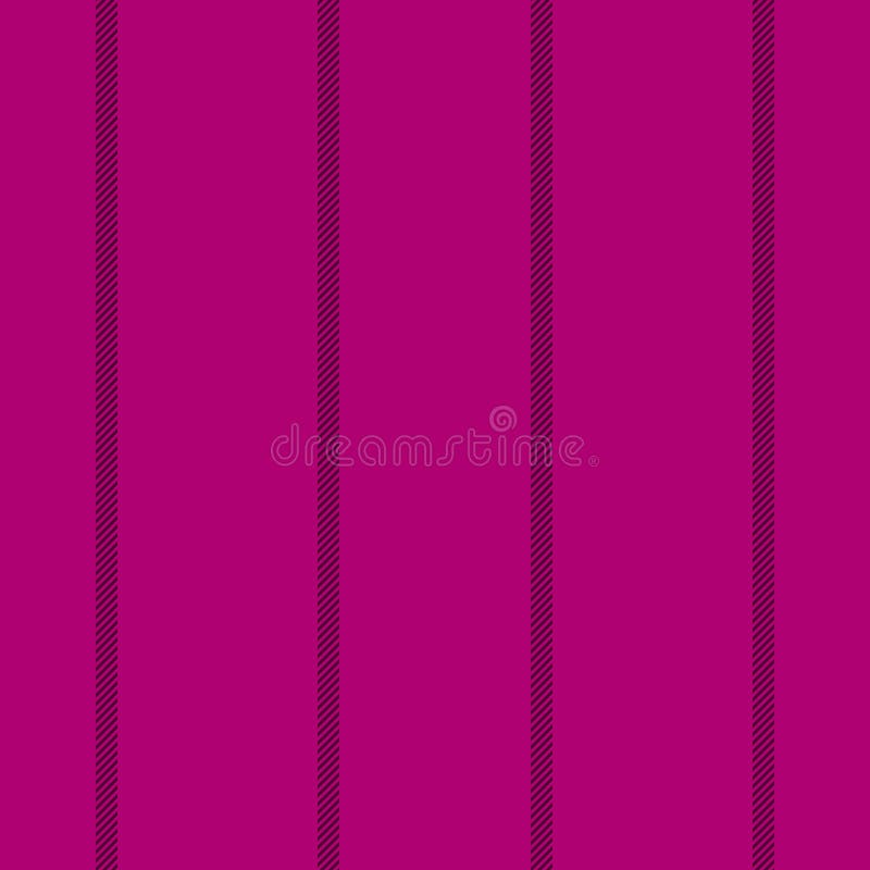 Ligne textile personnalisée verticale fantastique arrière-plan continu vectoriel. imprimer le motif de bande de texture en couleur. imprimer le motif de bande de texture dans la palette des couleurs rose et foncé.