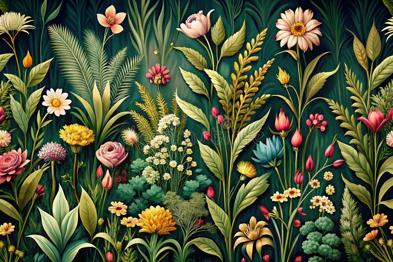 Ligne élégante Art motif floral Un design botanique sophistiqué pour les projets d'emballage et d'impression de décors intérieurs illustration de vecteur