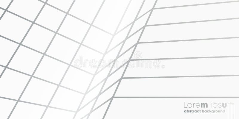 Lignes abstraites fond de modèle, conception minimale de perspective de vecteur illustration stock Lignes abstraites fond de modèle, conception minimale de perspective de vecteur illustration stock