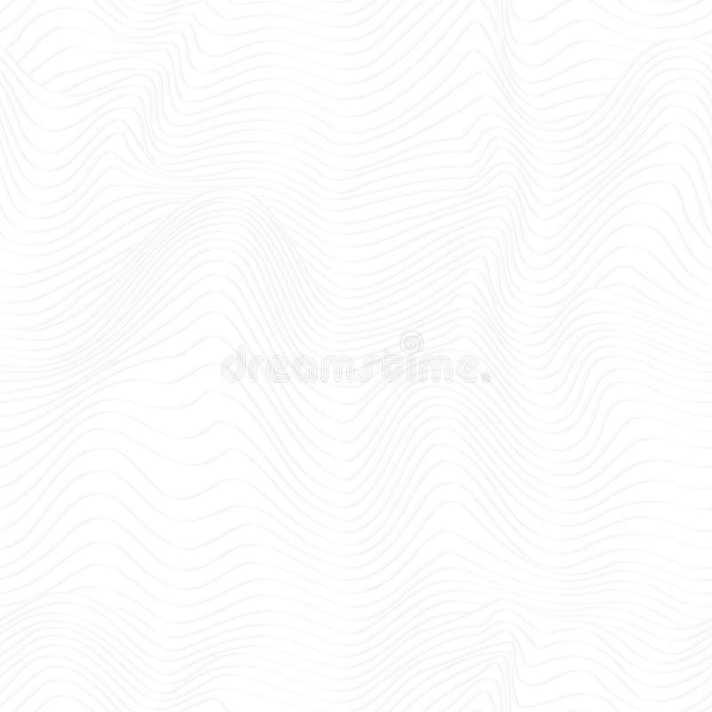 Lignes Blanches Motif Transparent Illustration de Vecteur