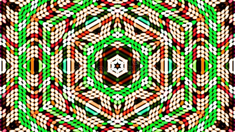 Lignes 3d abstraites en arrière-plan dans une texture multicolore. fluide avec réflexion de couleur jaune vert. arrière-plan rend illustration stock