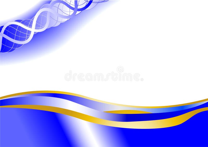 lignes d'or bleues de drapeau illustration stock lignes d'or bleues de drapeau illustration stock