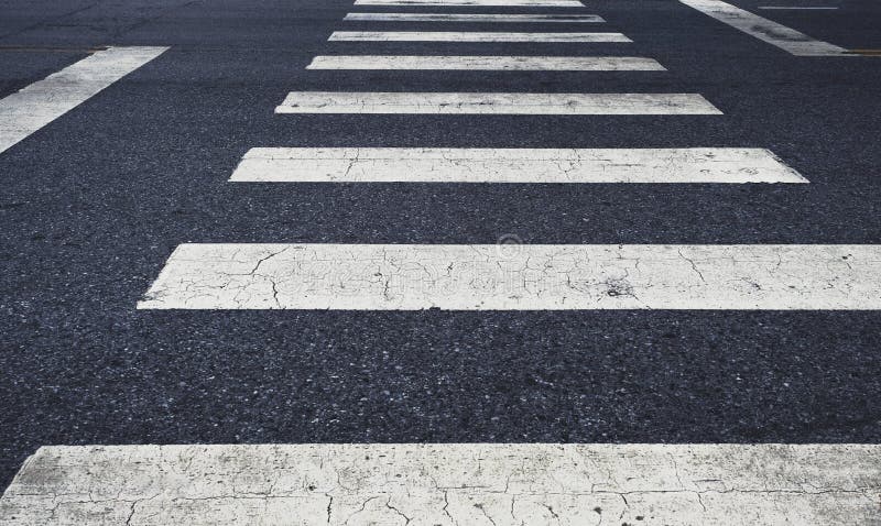 Crosswalk lines for pedestrian on the road background. Crosswalk lines for pedestrian on the road background