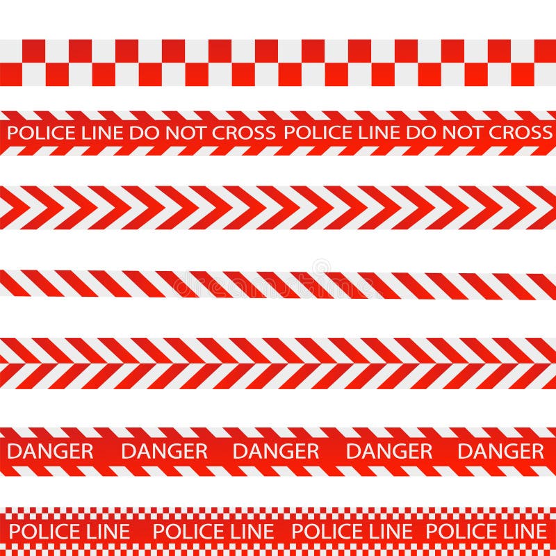 Lignes de précaution d'isolement Dispositifs avertisseurs E Illustration de vecteur illustration stock Lignes de précaution d'isolement Dispositifs avertisseurs E Illustration de vecteur illustration stock