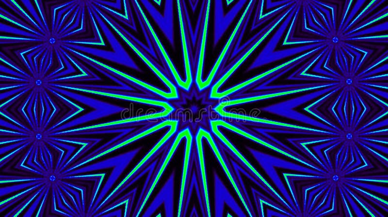 Lignes fluides abstraites du fond 3d dans une texture multicolore. Fluide avec la réflexion bleue. Le fond fait l'animation. Sans illustration stock
