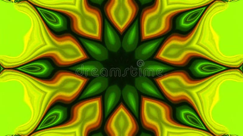 Lignes fluides abstraites du fond 3d dans une texture multicolore. Fluide avec la réflexion jaune. Le fond fait l'animation. Sans illustration stock