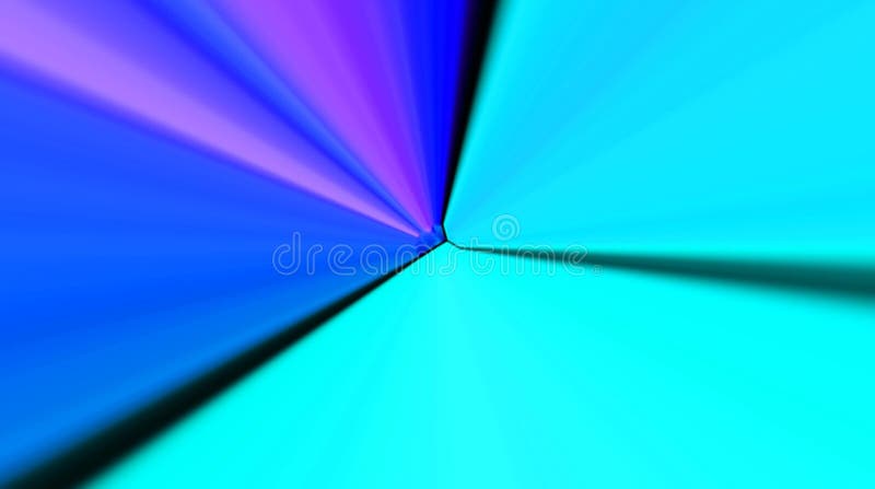 Lignes fluides textures bleues du résumé 3d de fond. Liquide avec la réflexion de couleur. Le fond rendent l'animation. Boucle san illustration libre de droits