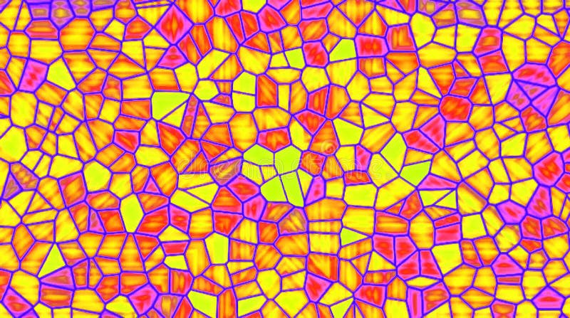Lignes fluides textures jaunes du résumé 3d de fond. Liquide avec la réflexion de couleur. Le fond rendent l'animation. Boucle san illustration de vecteur