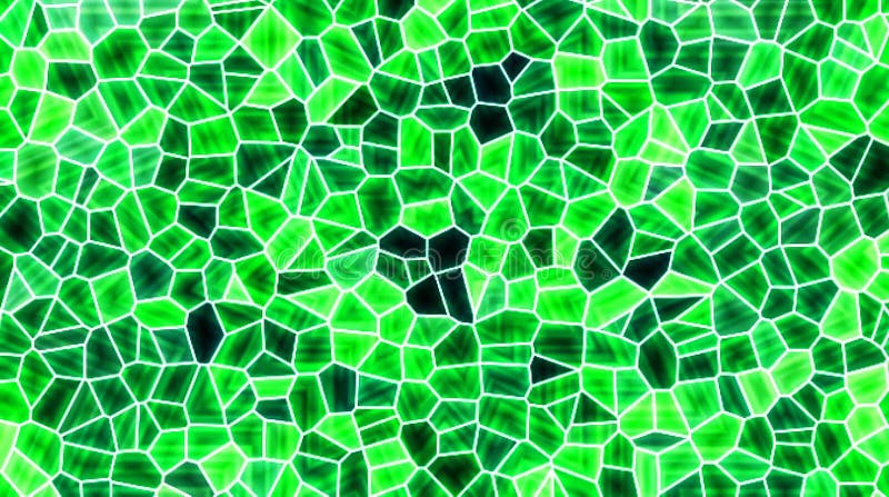 Lignes fluides textures vertes du résumé 3d de fond. Liquide avec la réflexion de couleur. Le fond rendent l'animation. Boucle san illustration libre de droits