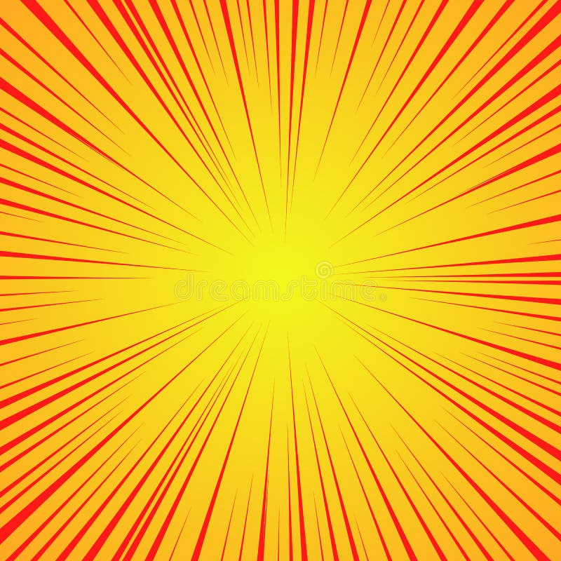 Lignes rouges radiales sur un fond jaune Vitesse de bande dessinée, explosion Résumé Illustration de vecteur pour la conception g illustration de vecteur Lignes rouges radiales sur un fond jaune Vitesse de bande dessinée, explosion Résumé Illustration de vecteur pour la conception g illustration de vecteur