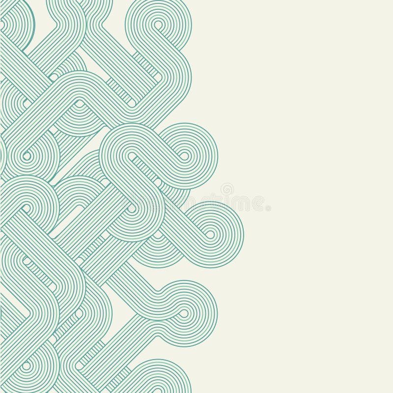 Lignes tordues illustration de vecteur Lignes tordues illustration de vecteur