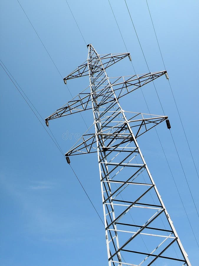 Lignes électriques photo libre de droits Lignes électriques photo libre de droits