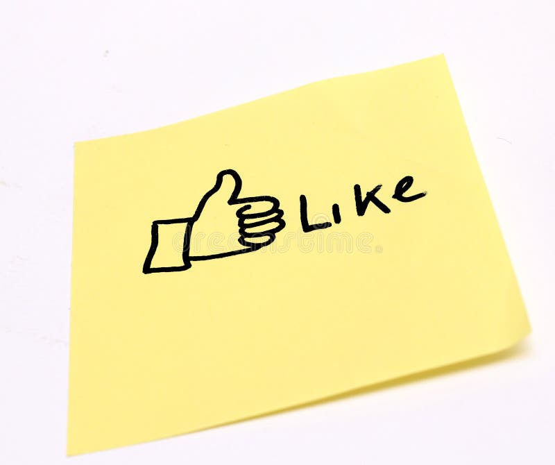 Like stock image. Image of stationery, appreciation, notice 26507913