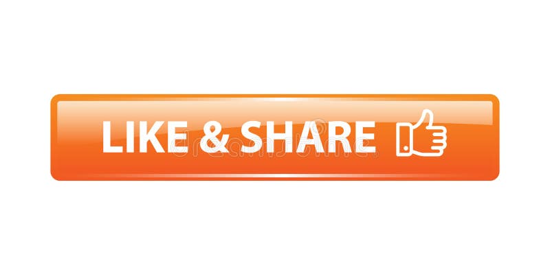 Like and share stock illustration