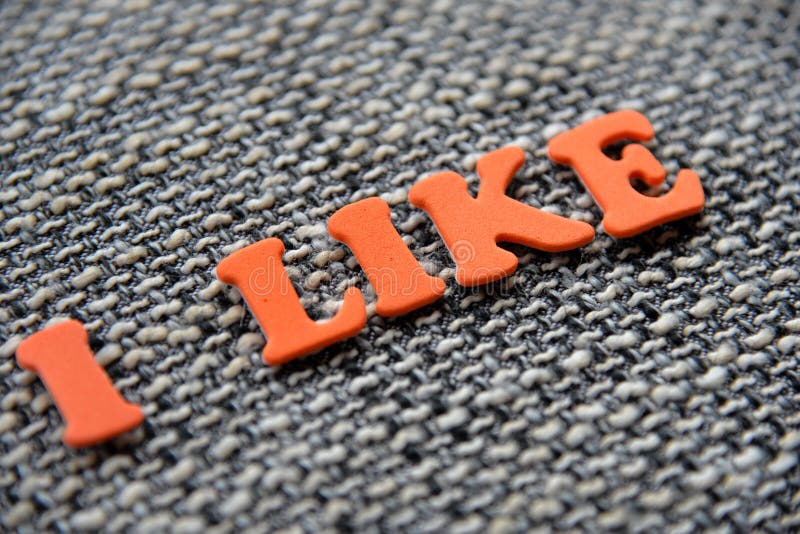 Like word with letters stock image. Image of word, wood 90749261