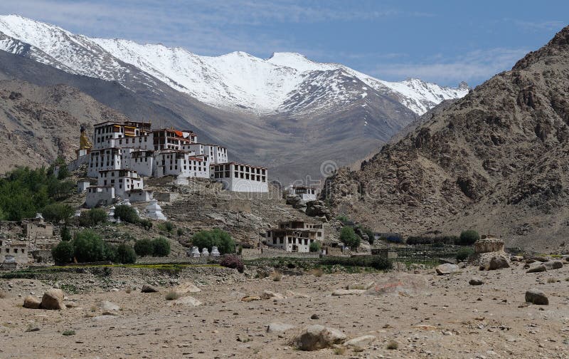 Likir monastery stock image