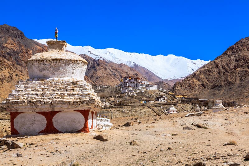 Likir Monastery stock image Likir Monastery stock image