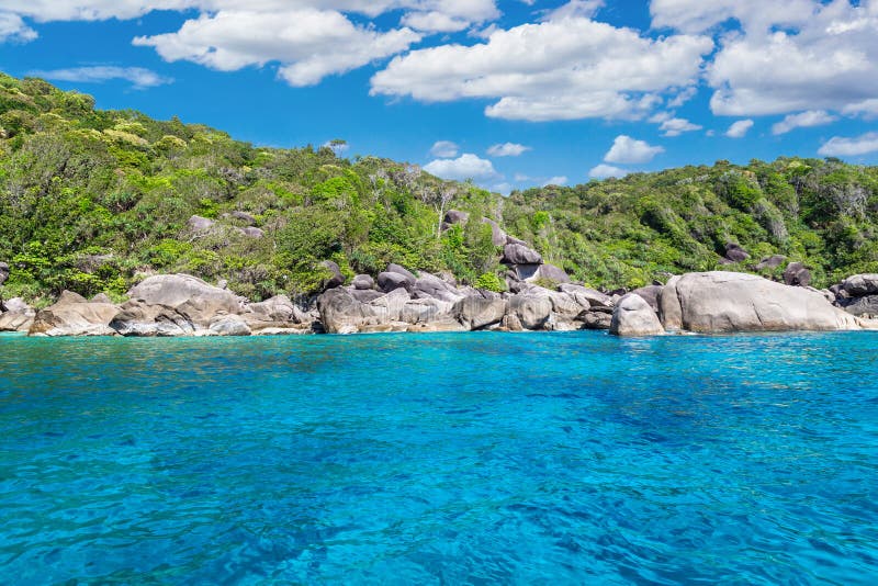 Liknande öar och nationalparksthailand arkivfoto