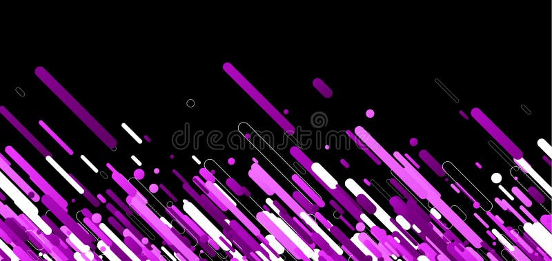 Lilac abstract background on black. stock illustration