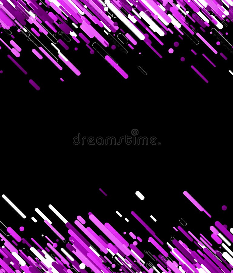 Lilac abstract background on black. vector illustration