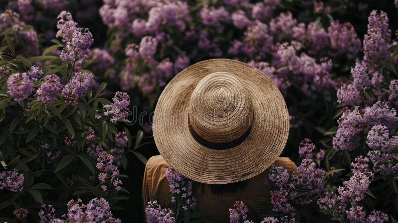 Lilac-blomman under våren representerar inre fred och emotionell friskhet. royaltyfri foto
