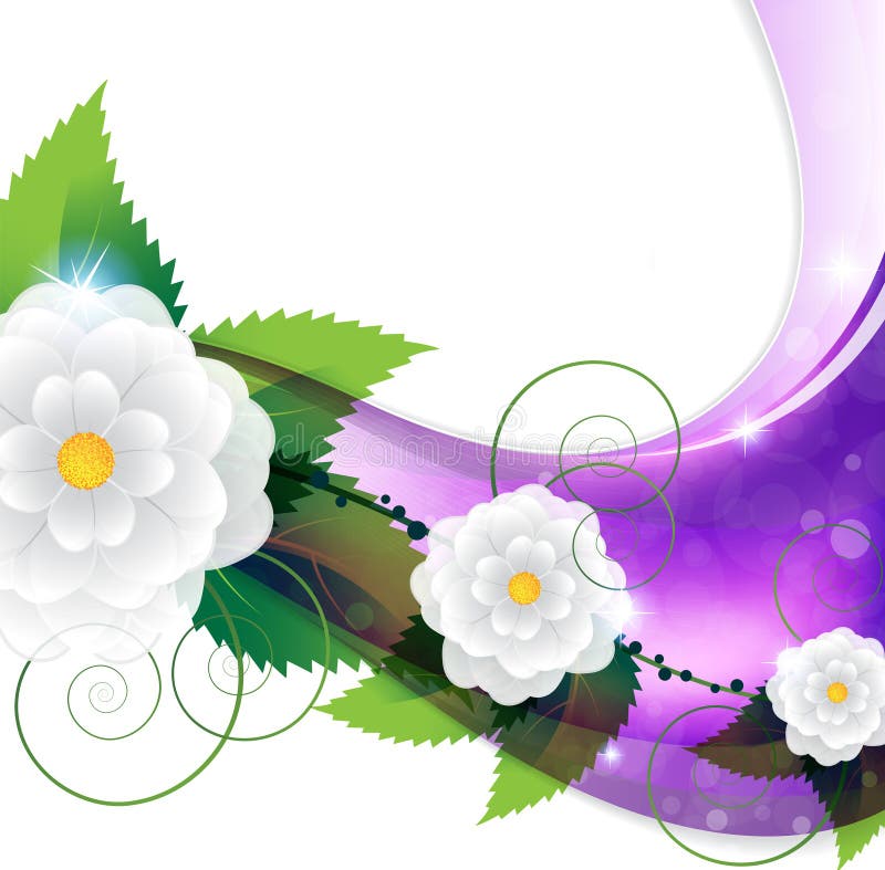 Lilac floral background