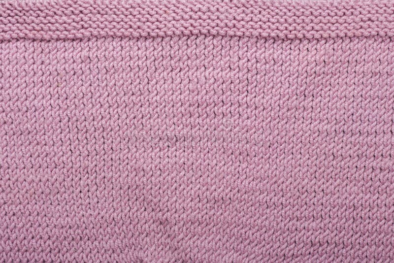 Gray And Lilac Knitting Wool Texture Background Crocheted Fabric