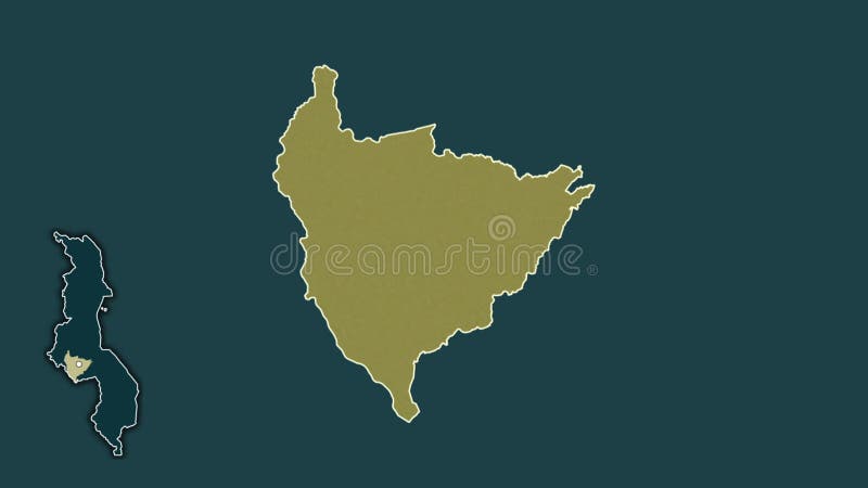 Lilongwe, Malawi, extruded and isolated. Pattern vector illustration