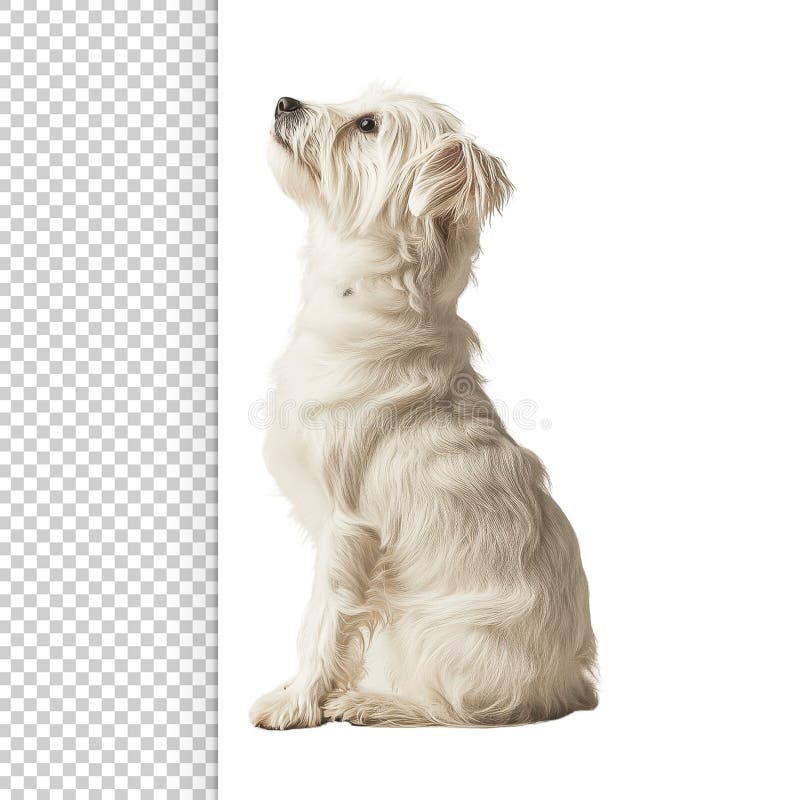 Lily stă cu eleganță tăcută, cu capul ridicat și cu privirea moale și senină. stock illustration