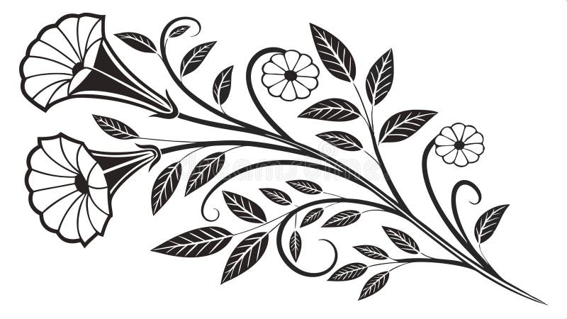 Lily z gałęzi doliny delikatny projekt kwiatowy dla wektora motywów wiosennych Generative AI ilustracja wektor