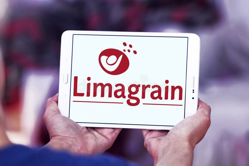 Logo of Limagrain company on samsung tablet. Limagrain is an international agricultural co-operative group, specialized in field seeds, vegetable seeds and cereal products. Logo of Limagrain company on samsung tablet. Limagrain is an international agricultural co-operative group, specialized in field seeds, vegetable seeds and cereal products