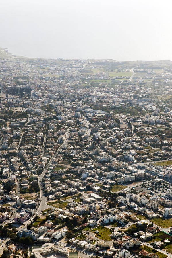 Limassol city aerial view