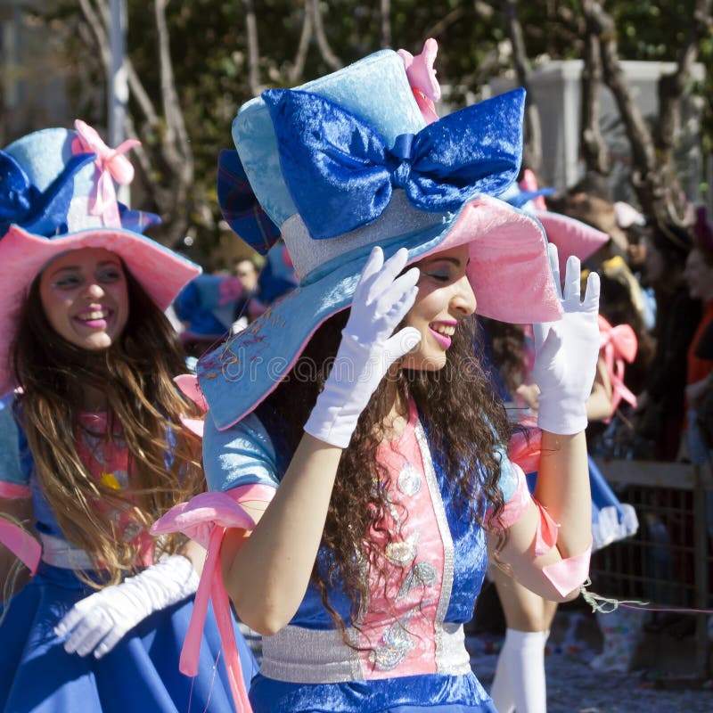 Girls Having a Good Time at Carnival Editorial Stock Photo - Image of ...