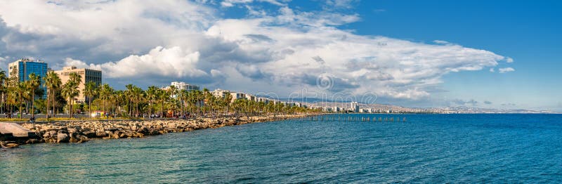 Limassol skyline panorama