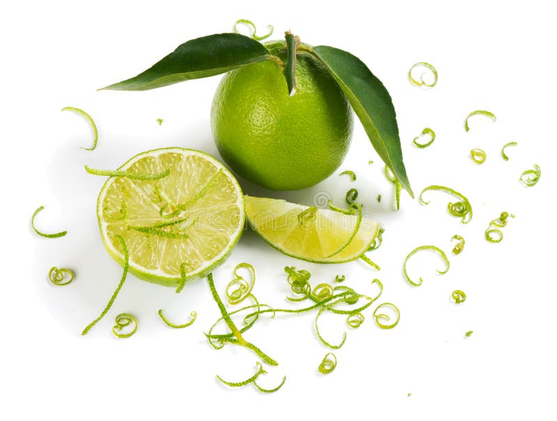 Lime Ingredient Zest and Limes Stock Image Image of condiment, lime