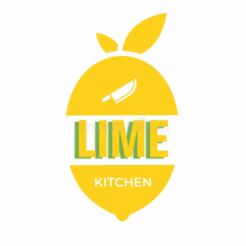 Lime kitchen design stock illustration. Illustration of number 265592512