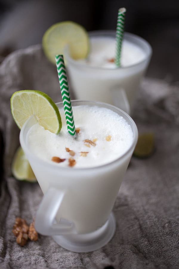 Lime milk shake stock image. Image of ingredient, beverage 89710489
