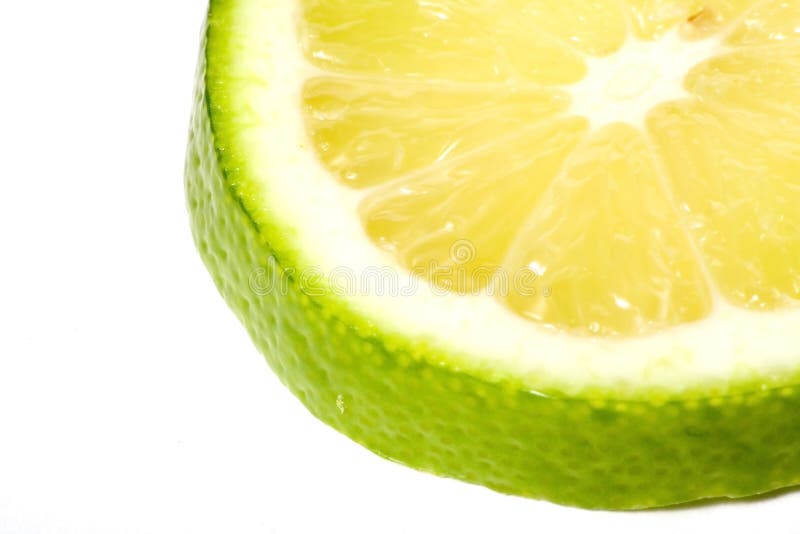 Lime slice ISOLATED