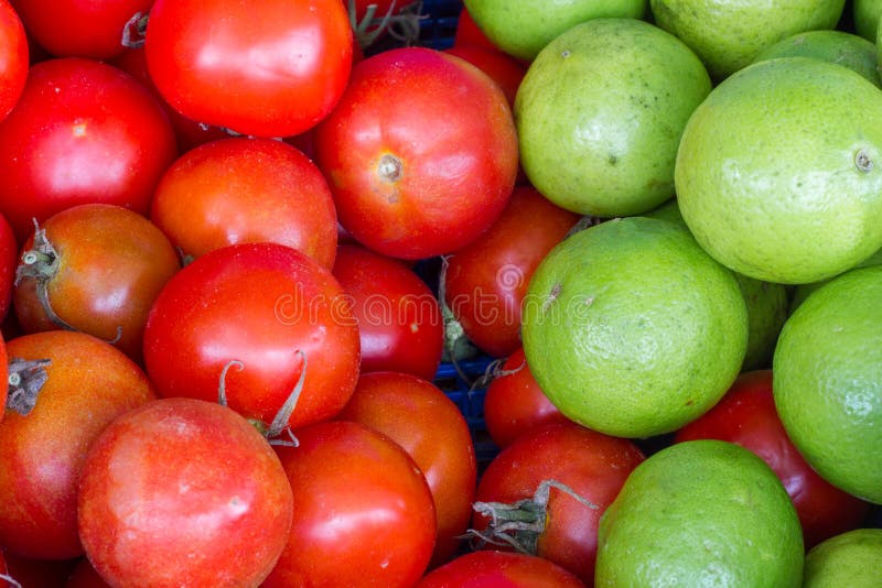 Lime and Tomato Fresh from the Farm Stock Photo Image of juice