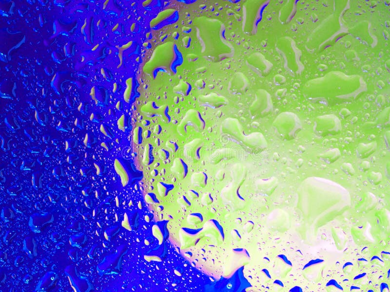 Lime in Water Blue Background and Water Drops Stock Photo Image of