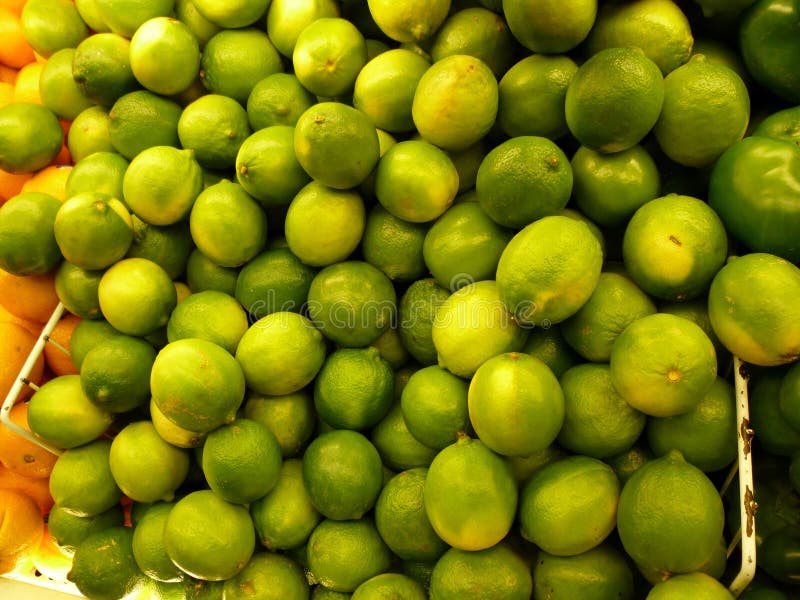 Limes at the Hispanic Grocery Store Stock Image Image of fruit