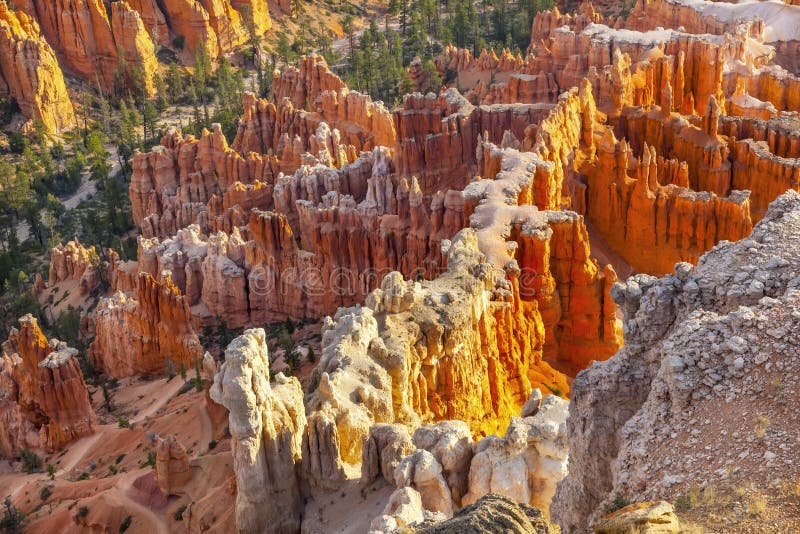 Limestone Hoodoos Bryce Point Bryce Canyon National Park Utah