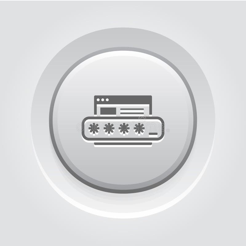 Limited Access Icon. Flat Design Stock Illustration Illustration of