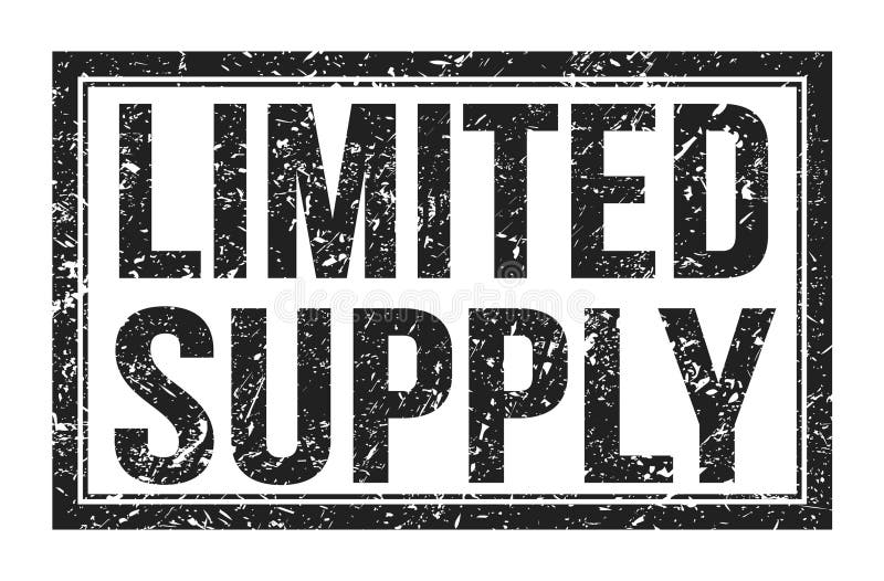 limited-supply-words-on-black-rectangle-stamp-sign-stock-illustration