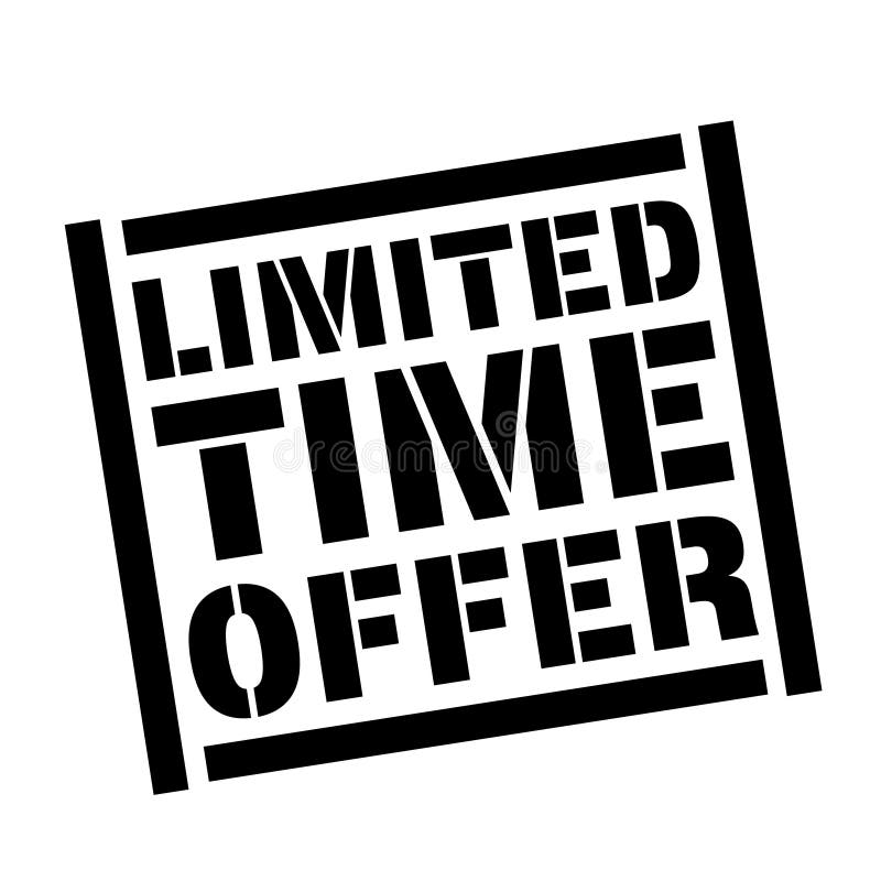 Limited Time Offer Stock Illustrations – 14,373 Limited Time Offer