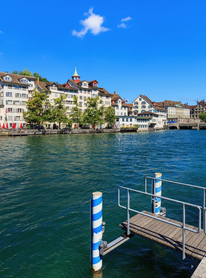 The Limmat River In The City Of Zurich Switzerland The Limmat River In The City Of Zurich Switzerland